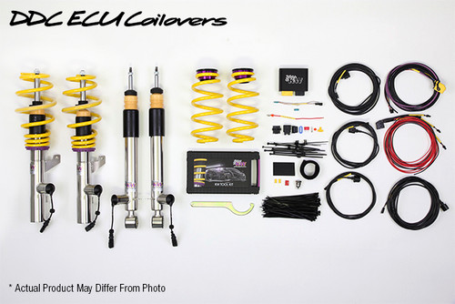 KW DDC ECU Coilover Kit For Porsche 911 (Type 991) Carrera 2/4 S & GTS; Coupe Convertible  w/ PASM+PDCC - 39071004