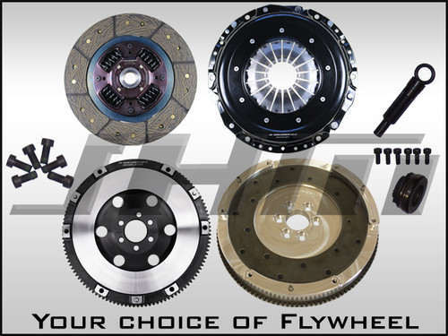JHM R Series Lightweight Flywheel (Aluminum) and Clutch Combo for B7-A4 2.0T - VAR-JHM-B720TLWCFW-R-aluminum
