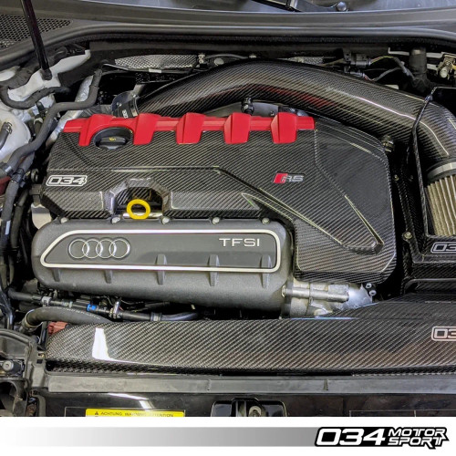 034 Motorsport Carbon Fiber Engine Cover For AUDI 8V RS3 AND 8S TTRS - 034-1ZZ-0009