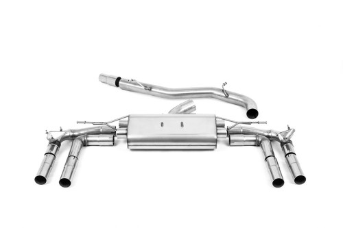Milltek Cat-back Exhaust System 80MM Non Resonated For Audi S3 2.0 TFSI Quattro - VAR-SSXAU932