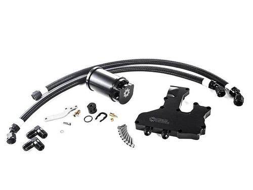 Integrated Engineering Recirculating Catch Can Kit for MK5/MK6 2.0T TSI Vehicles - IEBACC2-BK