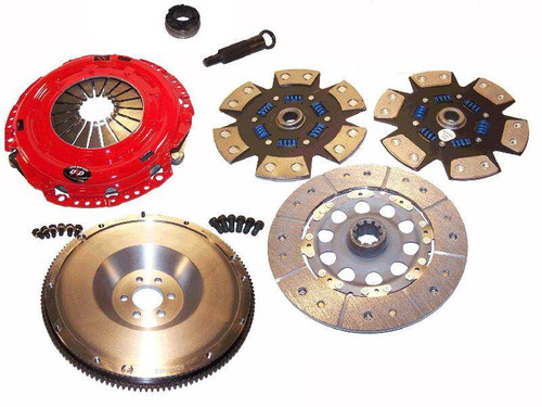 South Bend Clutch Kit - Stage 4 - EXTREME Use - FOR DUAL MASS FLYWHEEL - K70238-SS-X-DMF