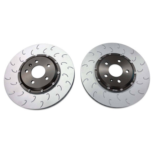 034Motorsport 2-Piece Floating Rear Brake Rotor Upgrade Kit for Audi B8/B8.5 S4/S5