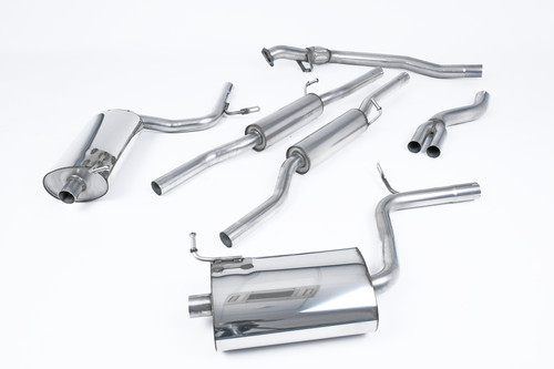 Milltek Cat Back Exhaust - Resonated - SSXAU510