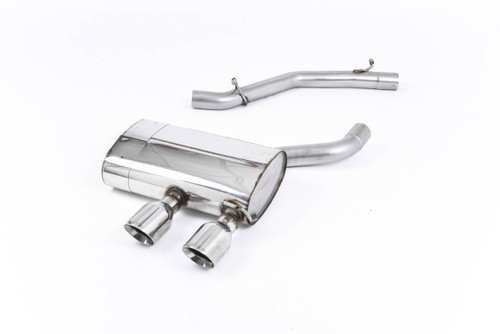 Milltek Cat Back Exhaust - Non Resonated Dual 100mm GT100 - SSXVW133