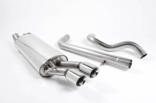 Milltek Cat Back Exhaust - Non Resonated Twin 80mm GT80 - SSXVW052