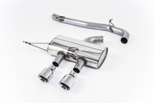 Milltek Cat Back Exhaust - Non Resonated Dual GT100 - SSXVW218