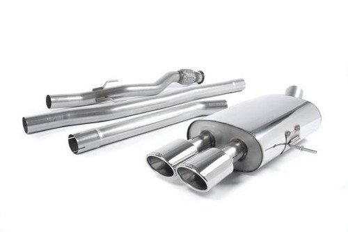 Milltek Cat Back Exhaust - Non Resonated - Twin Oval Tailpipes - SSXM024