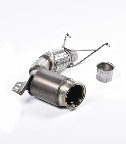 Milltek Large Bore Downpipe and Hi-Flow Sports Cat Exhaust System - SSXM409