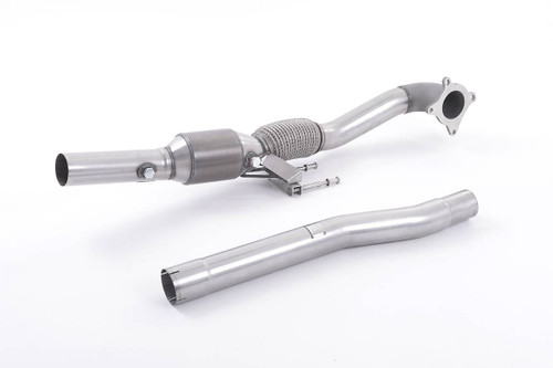 Milltek Large Bore Downpipe and Hi-Flow Sports Cat Exhaust - SSXMZ116