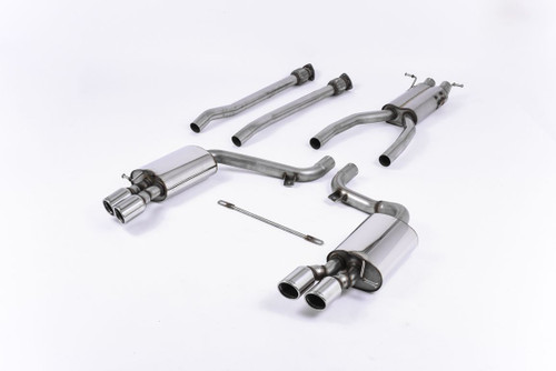 Milltek Cat Back Exhaust - Resonated - SSXAU622