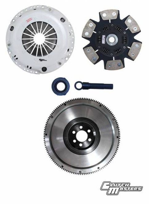 Clutch Masters FX400 6 Puck Single Disc - Flywheel Kit For A3,TT,Beetle,Golf,GTI,Jetta - 17036-HDC6-4SK