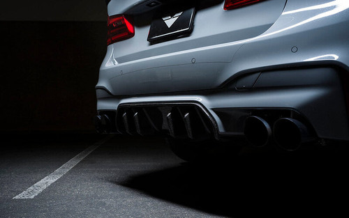 Vorsteiner VRS Aero Rear Diffuser Carbon Fiber PP 2x2 Glossy For BMW M5 F90 - 5250BMV