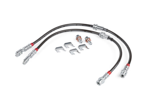 APR Braided Stainless Steel Brake Lines (Set of 2) - Front for VW/Audi MQB | BRK00050