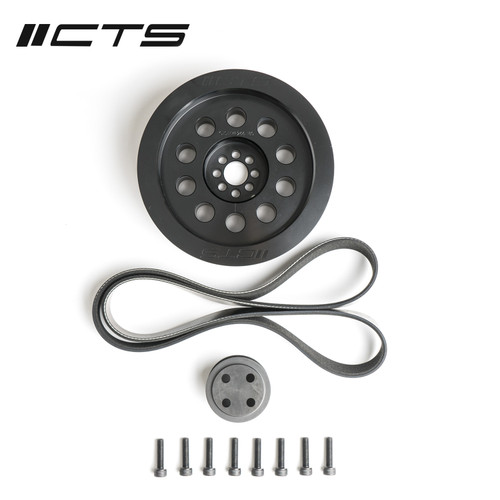 CTS Turbo 180mm Bolt-On Dual Pulley Kit for Audi 3.0T Vehicles - CTS-HW-435