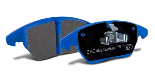 EBC 13-14 Audi RS7 4.0TT (w/Cast Iron Rotors & Trapezoid Weights) Bluestuff Front Brake Pads DP52081NDX