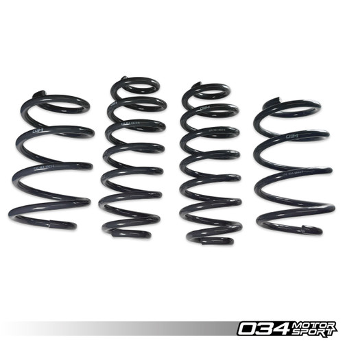 034Motorsport Dynamic+ Lowering Springs for 8P Audi A3 2.0T | 034-404-1023