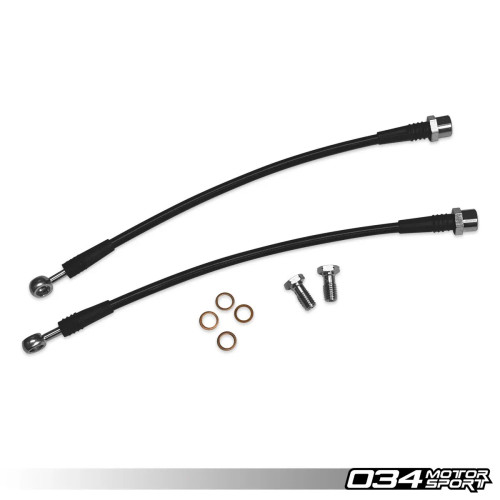 034Motorsport Stainless Steel Braided Line, Rear, B9/B9.5 Audi A4/S4, A5/S5/RS5, Q5/SQ5 | 034-303-0025