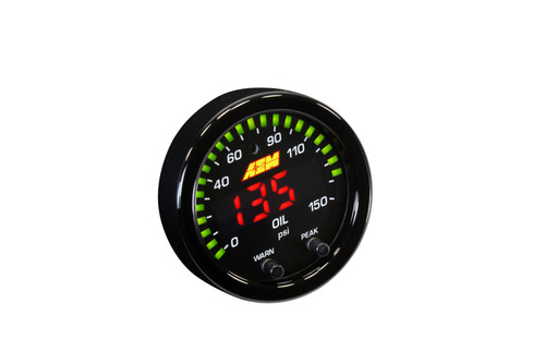 AEM X-Series Fluid Pressure Gauge Kit | 30-0307