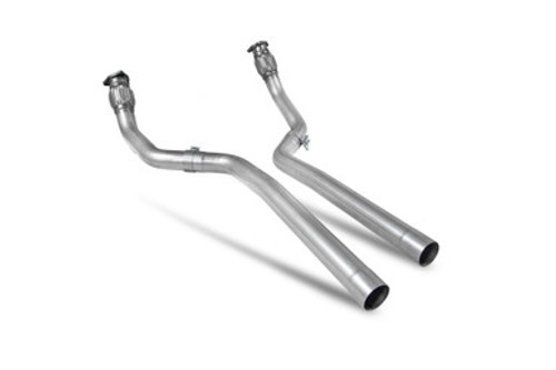 Scorpion Front Resonated Delete for Audi B8/B8.5 S4/S5 3.0T | SAUP095