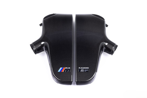 Eventuri BMW E60 M5 / E63 M6 (S85) Black Carbon Inlet Plenum | EVE-S85-CF-PLM