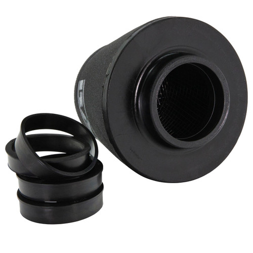 Ramair Foam 70 - 90mm (2.75inch - 3.5inch) ID Neck Polymer Base Neck Cone Air Filter with Reducing Rings | CC-200-UNI