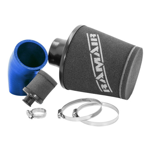 Ramair Performance Foam Induction Kit for Mini Cooper R50/R53 - Blue Hose | SR-102-BL
