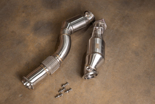 Valvetronic Designs BMW G8X M3 / M4 400 Cell Catted Downpipes BMW.G8X.M2.M3.M4.FF.400C.BR