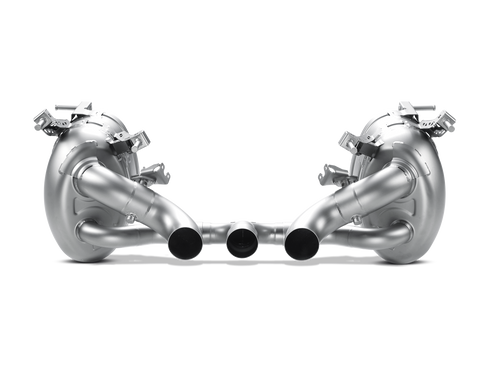Akrapovic 10-15 Ferrari 458 Italia/458 Spyder Slip-On Line (Titanium) w/ Carbon Tips | MTP-FE458H