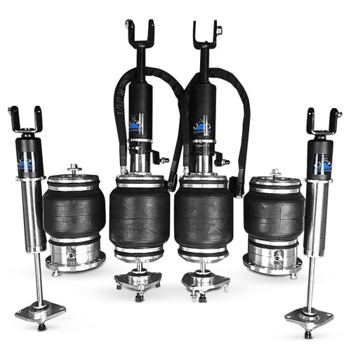 Accuair Audi B8 Front and Rear Air Springs, Brackets, & Hardware Package