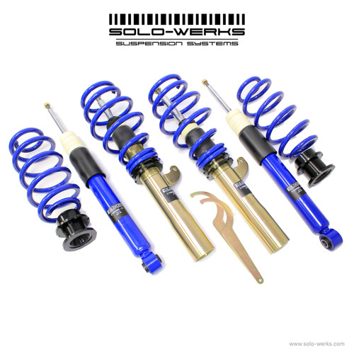 Solo Werks S1 Coilover System - VW (A5 MKV A6 MKVI) 2005-2015 Golf R R32 Passat CC Jetta SportWagen with Rear Multi-Link Suspension | S1VW007