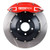 StopTech Big Brake Kit; Red Caliper; Drilled Two-Piece Rotor; Front - 83.893.4300.71