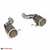 Fabspeed Porsche 992 Twin Turbo / Twin Turbo S Sport Catalytic Converters with GT2RS Style Outlets - FS.POR.992T.SCGT2