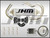 JHM Intercooler Kit - Front Mount or FMIC (JHM) for B7-A4 2.0T - BLACK COUPLERS - JHM-B720TFMIC-BLACK