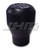 JHM Weighted Black Delrin Shift Knob (6-speed w White lettering - Screw on style) for Audi-VW B5-C5 - JHM-WSKDelrSc-1038