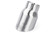 APR Double-Walled 3.5" Slash-Cut Tips (Brushed Silver) - Set of 2 | TPK0007