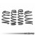 034Motorsport Dynamic+ Lowering Springs For 8V Audi A3/S3 - 034-404-1000