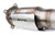 HPA Street Downpipes With Ceramic Coating With Cat For 4.0T Audi (C7) S6,S7 - HVA-271-Street-C