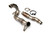 HPA Downpipe With Ceramic Coating With Cat For MQB (FWD) 1.8T & 2.0T - HVA-254-Street-C