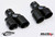 Milltek Cat Back Exhaust Quad Cerakote Black Tips - SSXAU557