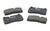 Dinan by Brembo Replacement Brake Pad Set For BMW 5-Series - D250-0394