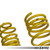 034Motorsport Dynamic+ Lowering Springs For 95B Porsche Macan V6 Models w/ PASM | 034-404-1037