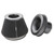 Ramair Pleated 76mm (3inch) ID Neck Medium Cone Air Filter with Velocity Stack and Coupling | PR-CC-194-VS-76-BK-KIT