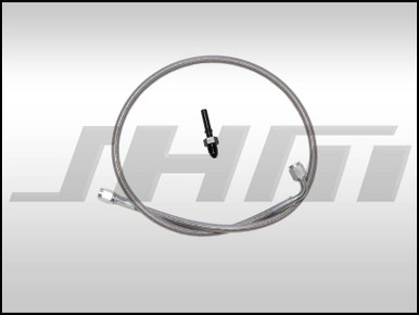 JHM Clutch Slave Line, Stainless Braided Clutch Line Kit for B5-S4, C5 A6-allroad - JHM-SSBSlaveLine
