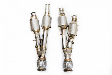 Fabspeed Lamborghini Aventador SVJ Sport Catalytic Converters - FS.LAM.AVRSVJ.SC