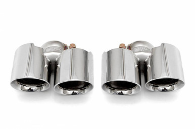 Fabspeed Porsche 991 Carrera Deluxe Quad-Style Tips (NON-S / NON-PSE) - VAR-FS.POR.991.QDTSP