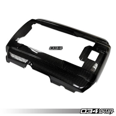 034Motorsport Carbon Fiber Engine Cover for MQB Vehicles