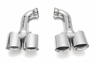 Fabspeed Porsche 958 V6 Deluxe Quad Tips (for PSE) - VAR-FS.POR.958V6.QDTP