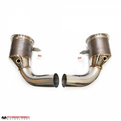 Fabspeed Porsche 992 Carrera Sport Catalytic Converters (2020+) - FS.POR.992.SC