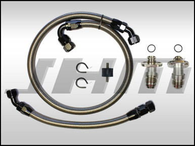 JHM Oil Cooler Line Upgrade and -12AN Conversion Kit for B7-RS4 - JHM-8E0117316-8E0117315-kit